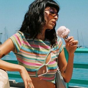 Princess Polly multi color Dianella top